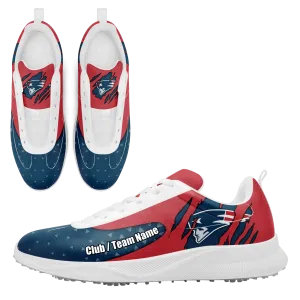 Personalized Football Fan Golf Sneakers, Comfortable & Team-Spirited Golf Shoes, Your Team, Your Shoes Skechers Golf Shoes Clearance