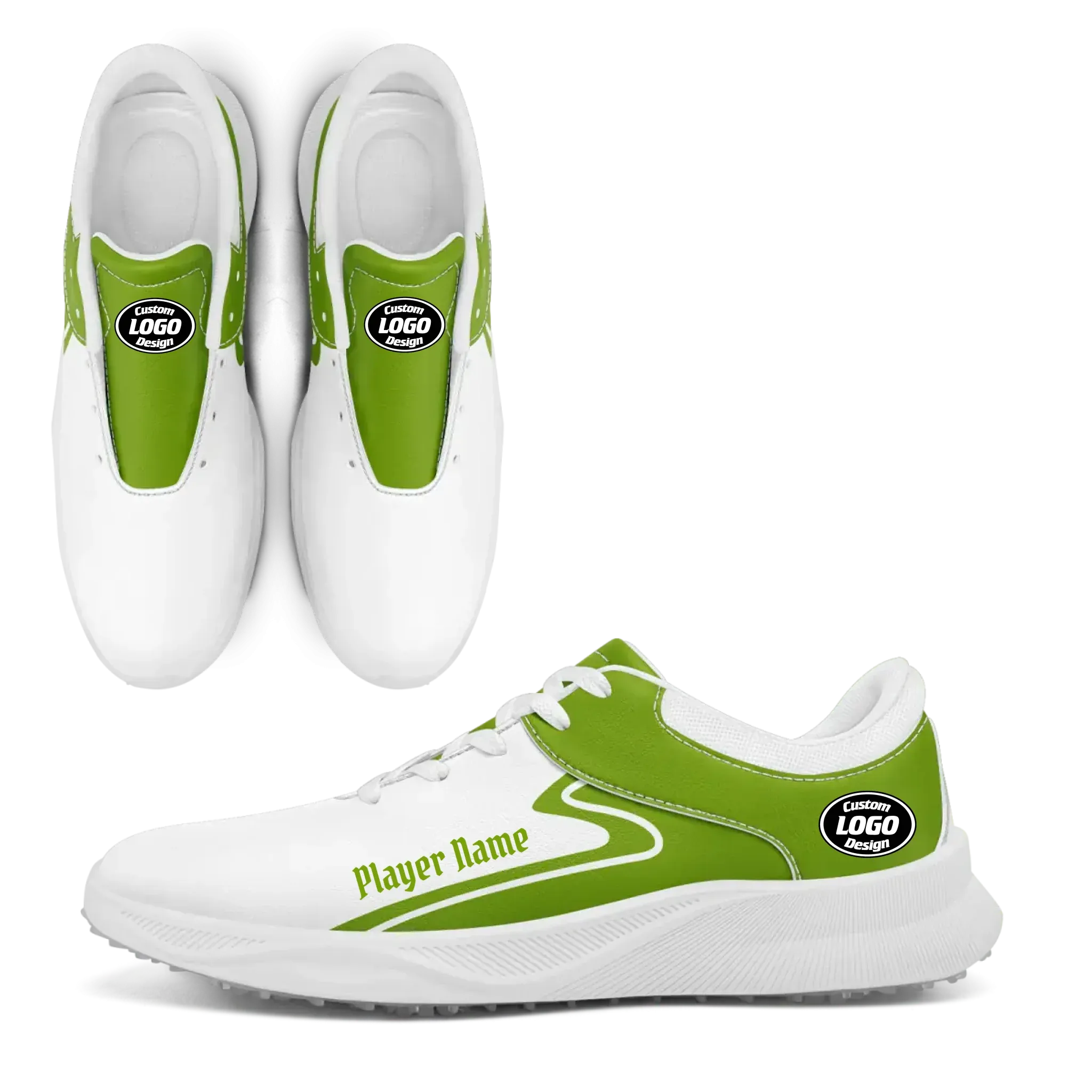 Personalized Golf Club Sneakers, Custom Team Logo Golf Shoes, Lightweight Sports Footwear FN062-25027048-1