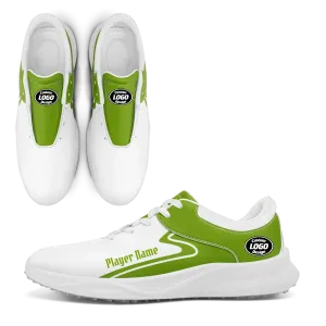 Wingtip Golf Personalized Golf Club Sneakers, Custom Team Logo Golf Shoes, Lightweight Sports Footwear FN062-25027048-1