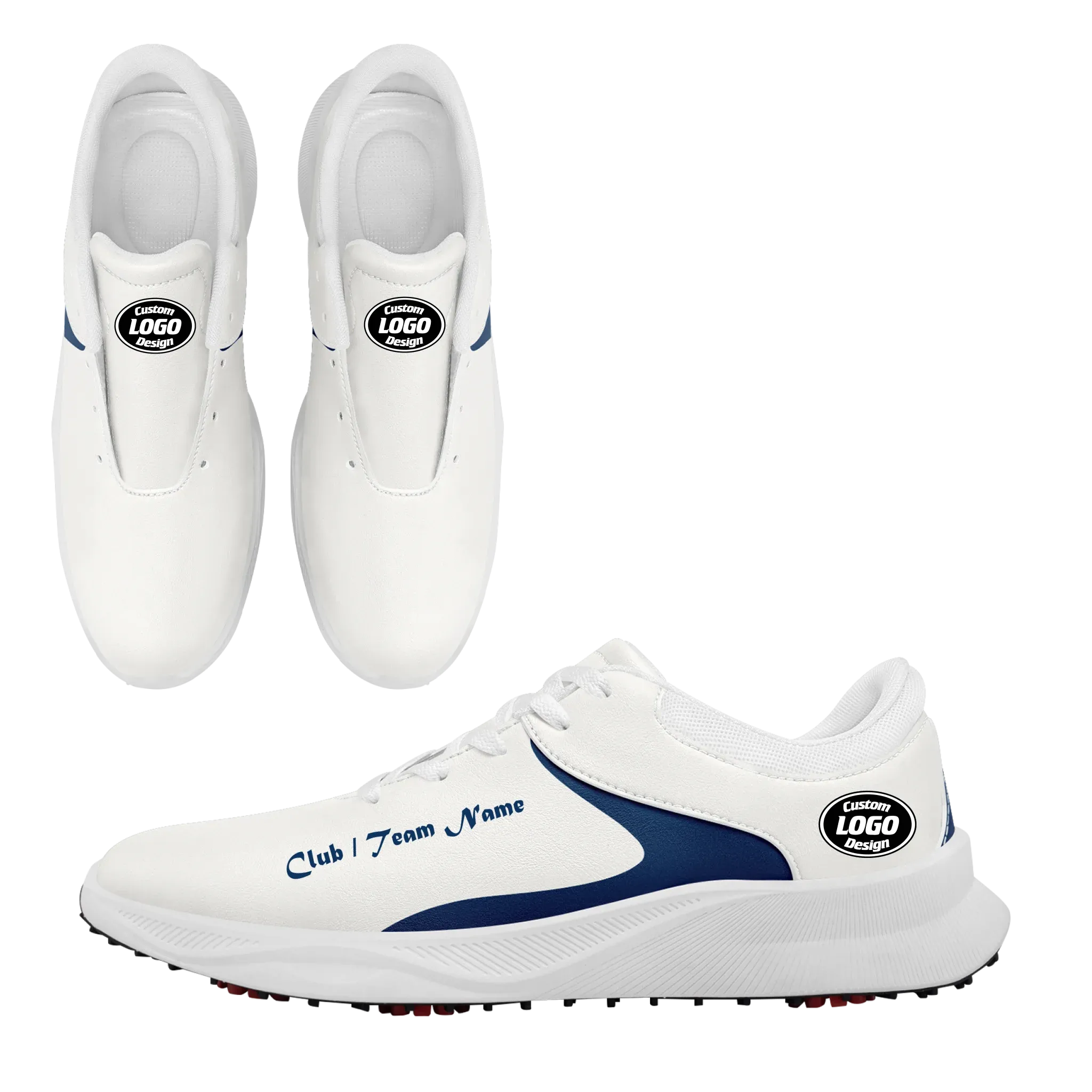 Personalized Premium Golf Sneakers, Step Up Your Team Spirit Golf Shoes, Golf Events & Tournaments FN062-25023074-5 Disc Golf Waterproof