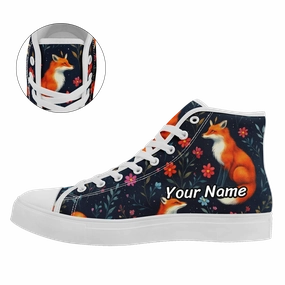 Super High Heels Personalized Dark Aninal Forest Design Shoes, Custom Gothic Style High Top Shoes, Streetwear FN024-25023136