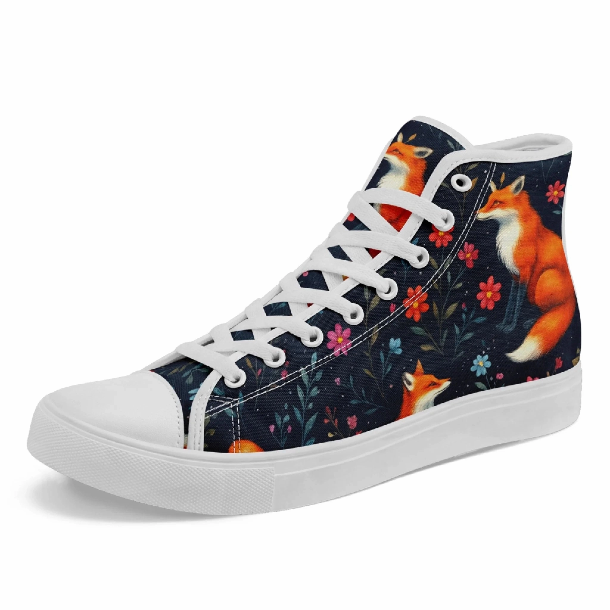 High Heel Timberlands Outfit Personalized Dark Aninal Forest Design Shoes, Custom Gothic Style High Top Shoes, Streetwear FN024-25023136