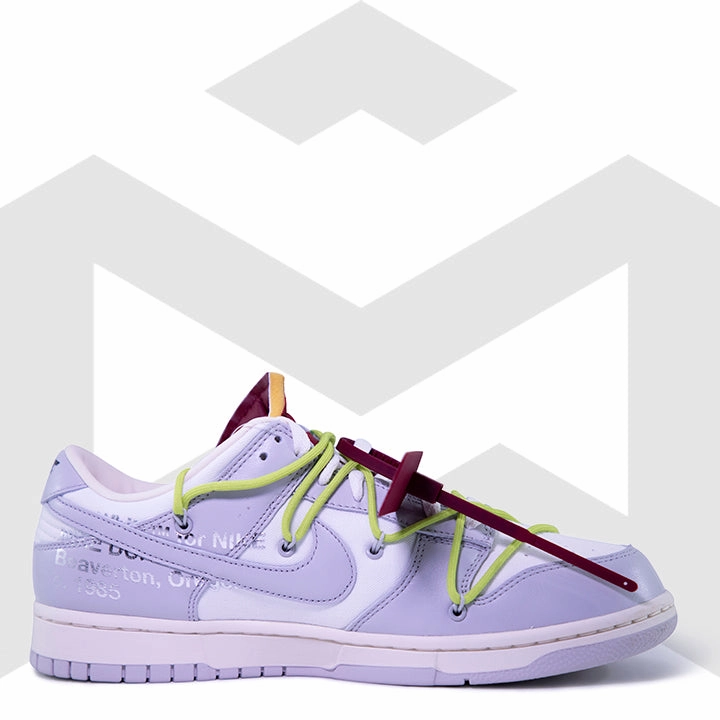 Nyjah Nike Shoe Nike Dunk Low Off-White Lot 8