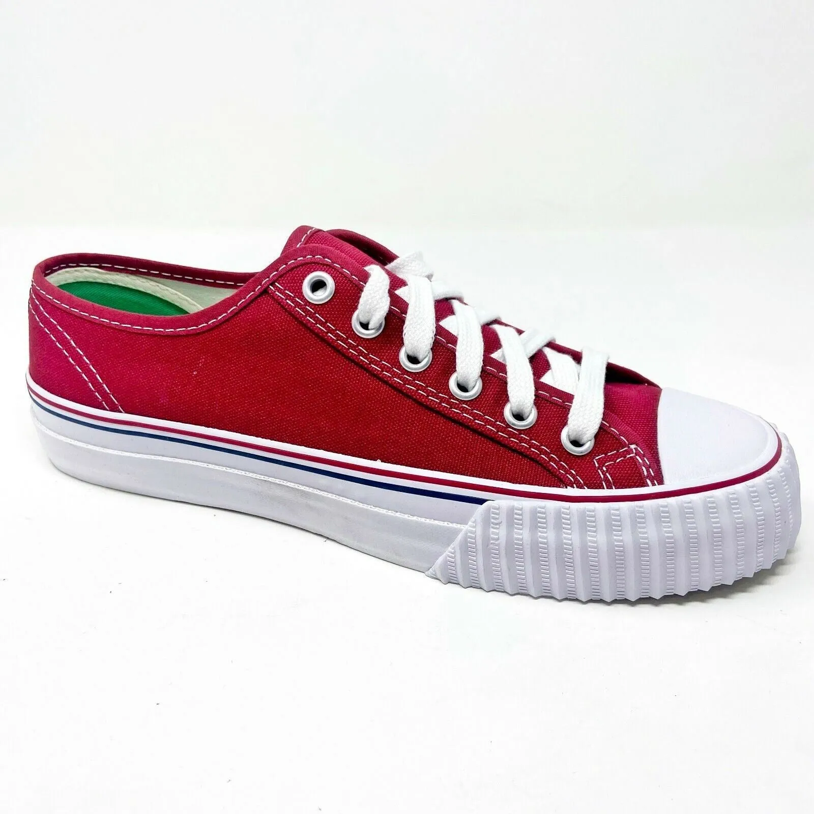 Nike Casual Shoes PF Flyers Center Lo Red White Mens Retro Casual Shoes Sneakers MC1002RD