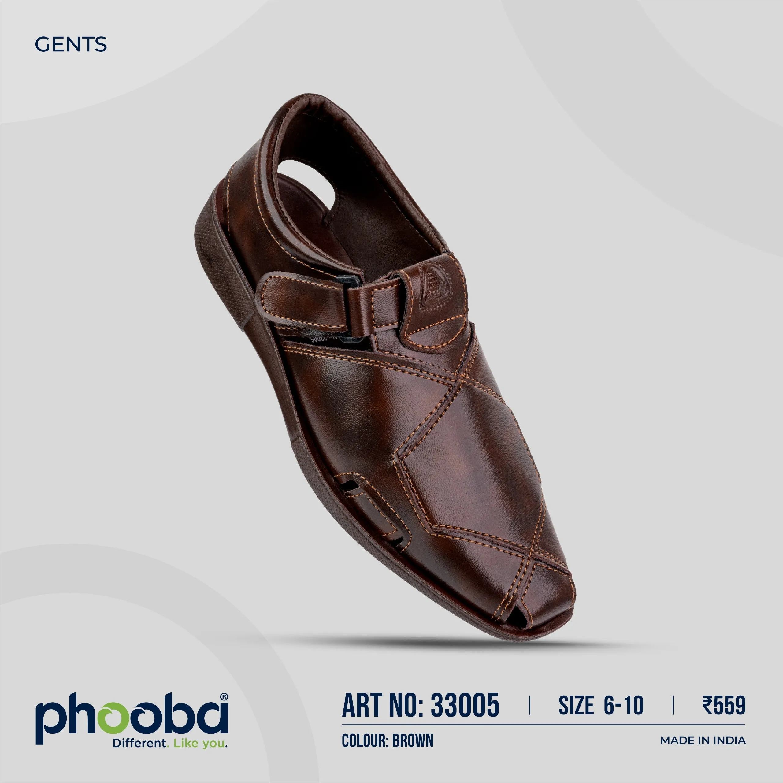 Elegant Casual Shoes Phooba PU Shoes for Men - Style 33005