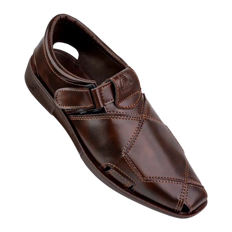 Extra Wide Casual Shoes Phooba PU Shoes for Men - Style 33005