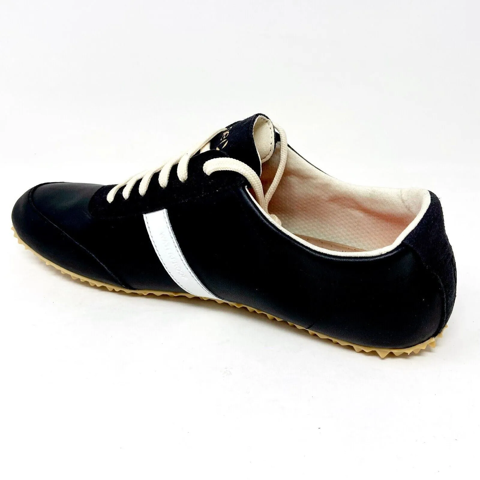 Weatherproof Vs Waterproof Shoes Plae Ecols WP Black Gum Mens Waterproof Leather Shoes Sneakers 559100 001