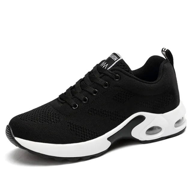 Platform Ladies Sneakers Breathable Wheel Sneakers