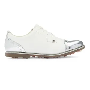Ignite Golf Shoe Ignite Golf G/Fore Women's Cap Toe Gallivanter - Snow/Silver