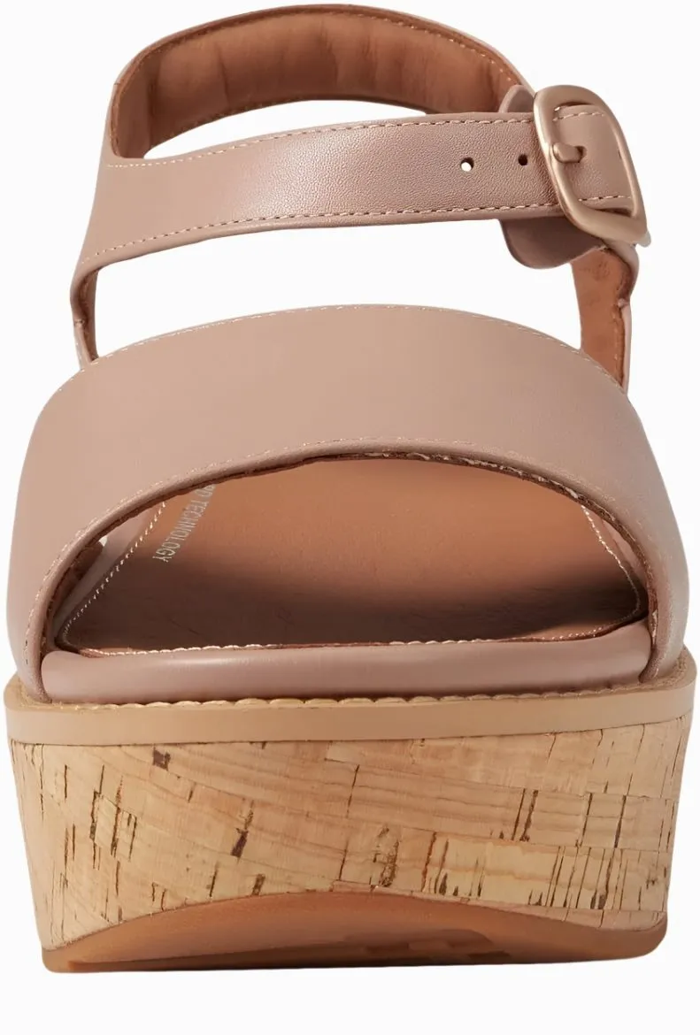International Concepts Sandals FitFlop Eloise Cork Leather Women's Sandals | Beige