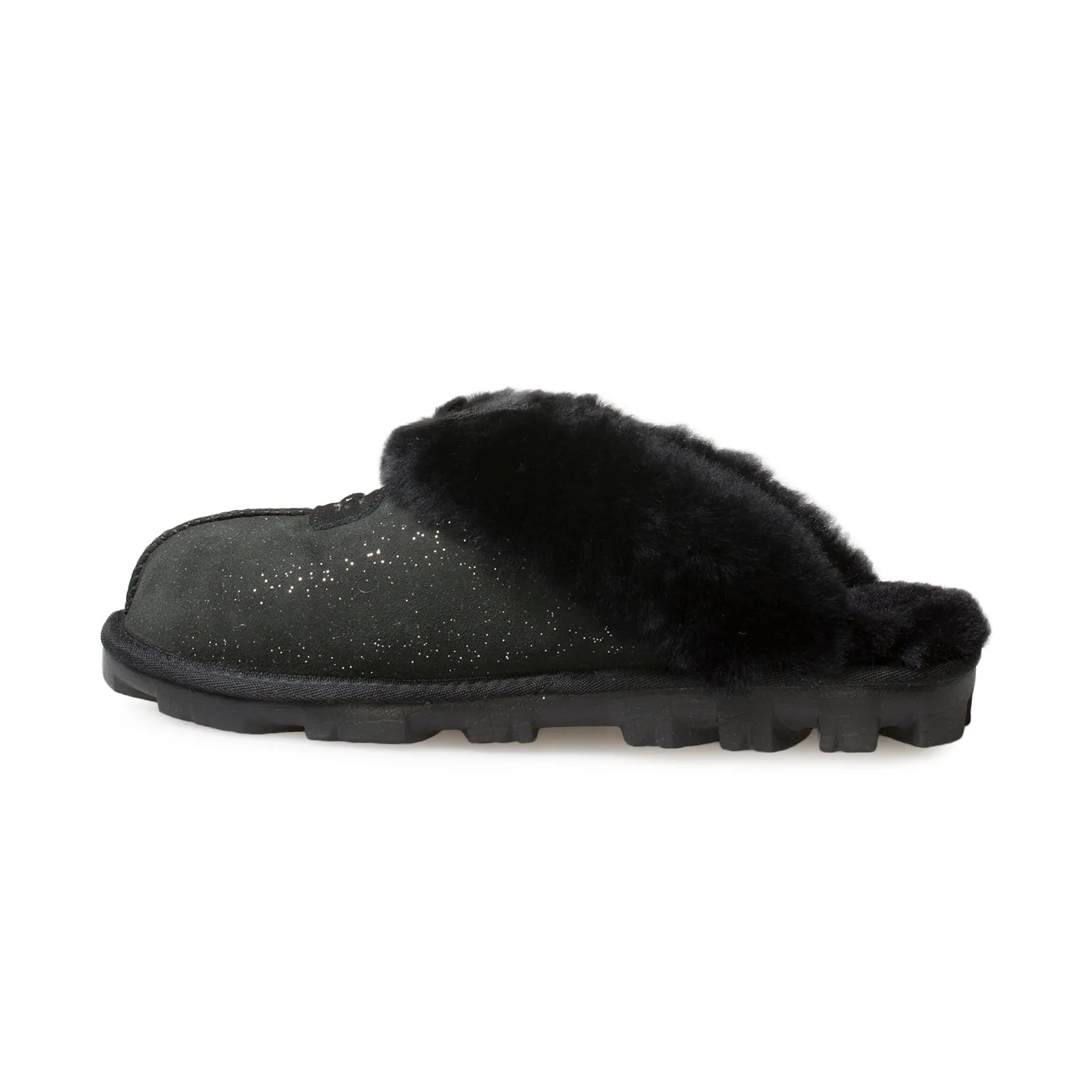UGG Coquette Twinkle Black Slippers - Women's Victoria Secret Slides