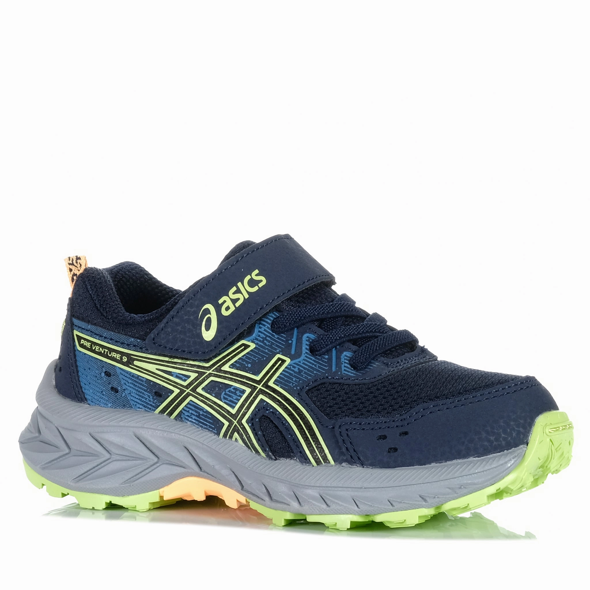 Asics Gel-Venture 9 PS Midnight/Lime Green Asics Wrestling Shoes Deals