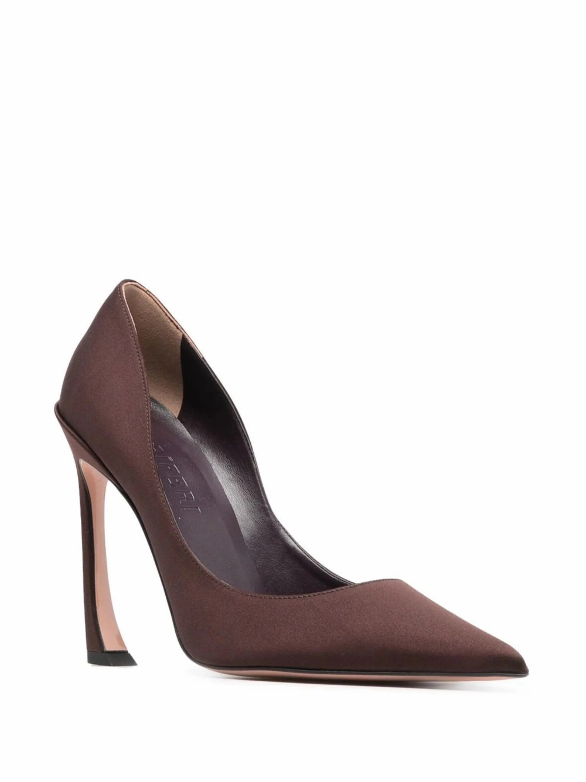 High Heels Sandals Avangarda 100mm satin pumps