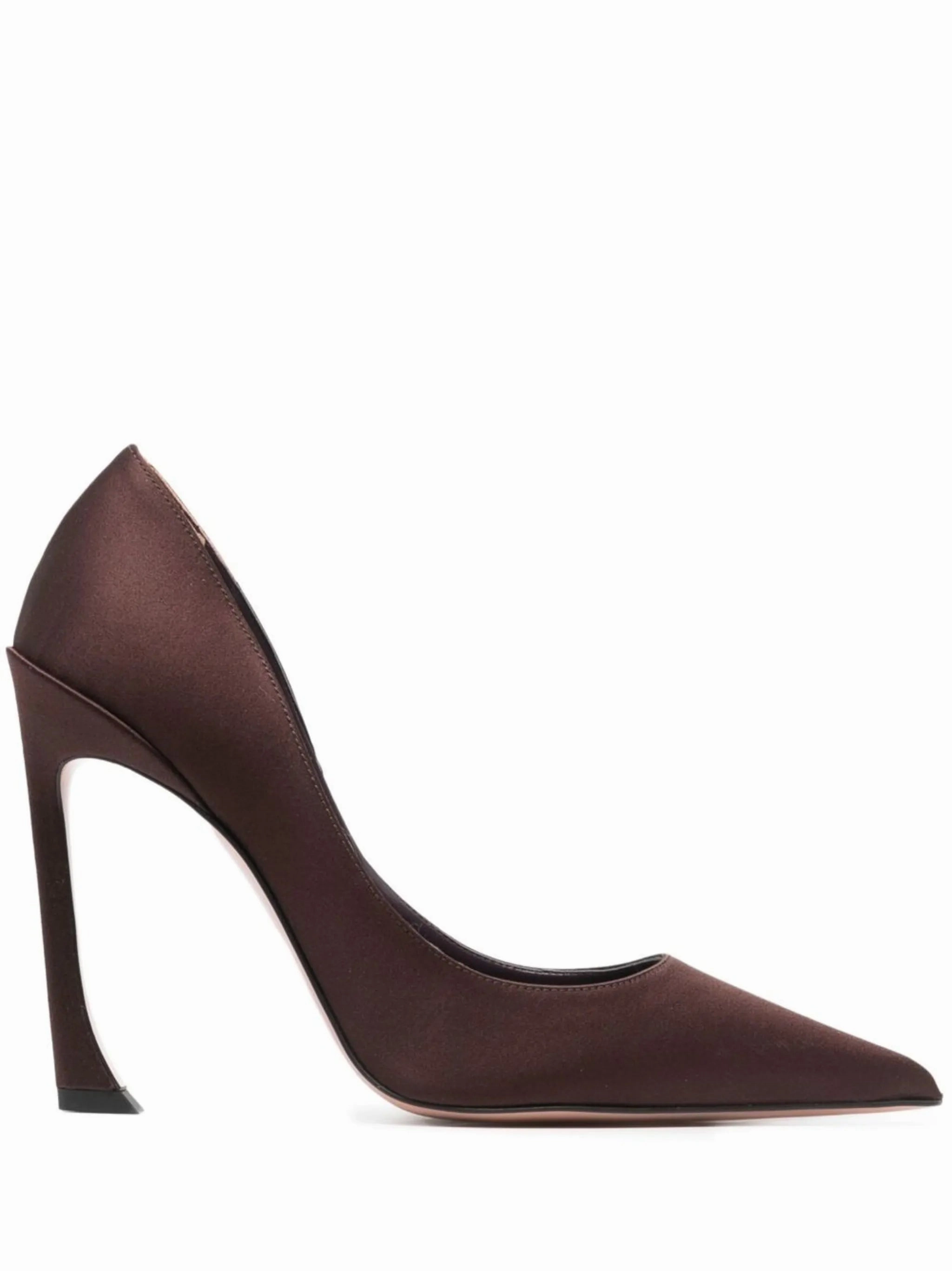 Avangarda 100mm satin pumps High Heels From