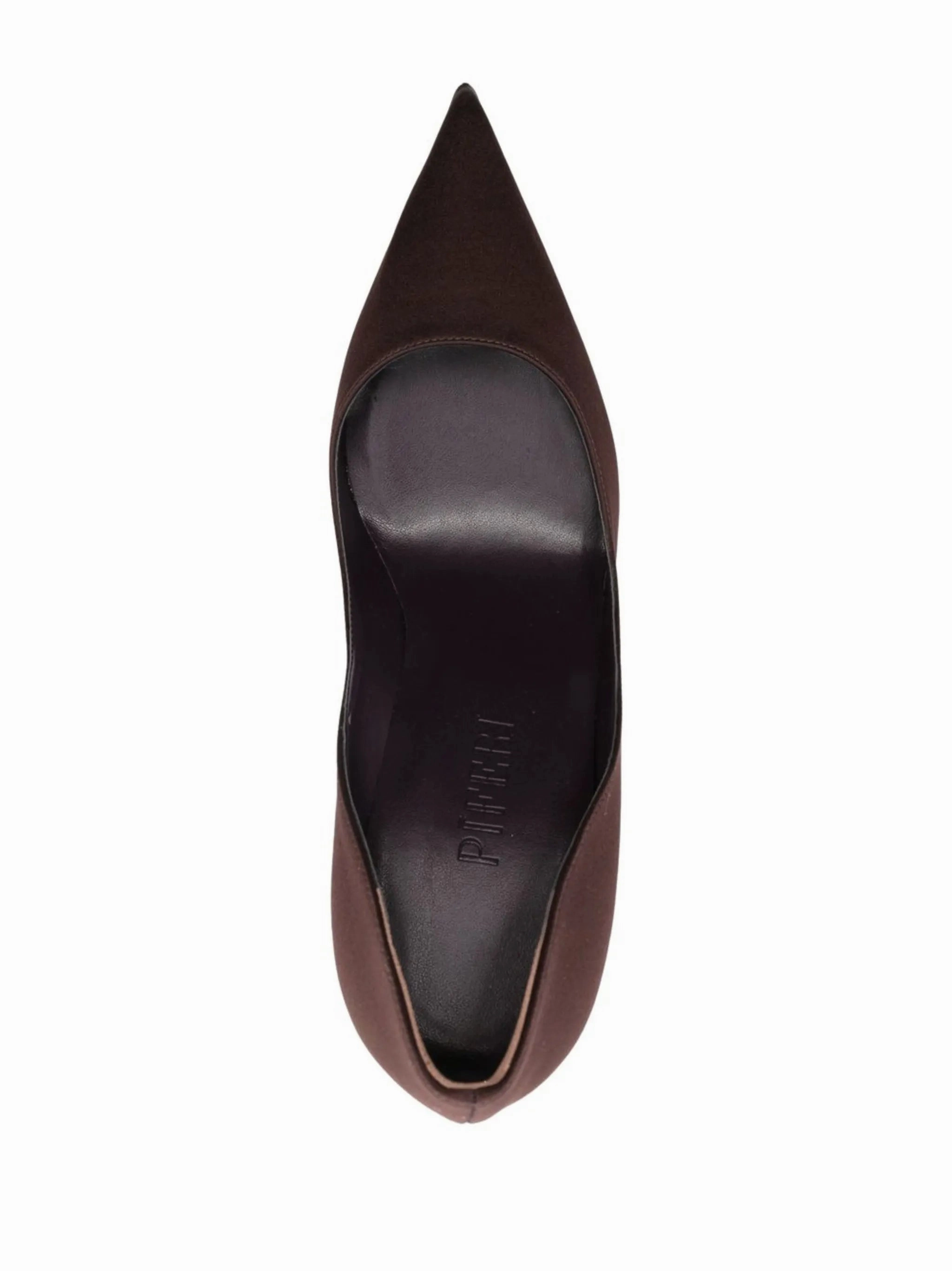 Driving In High Heels Avangarda 100mm satin pumps