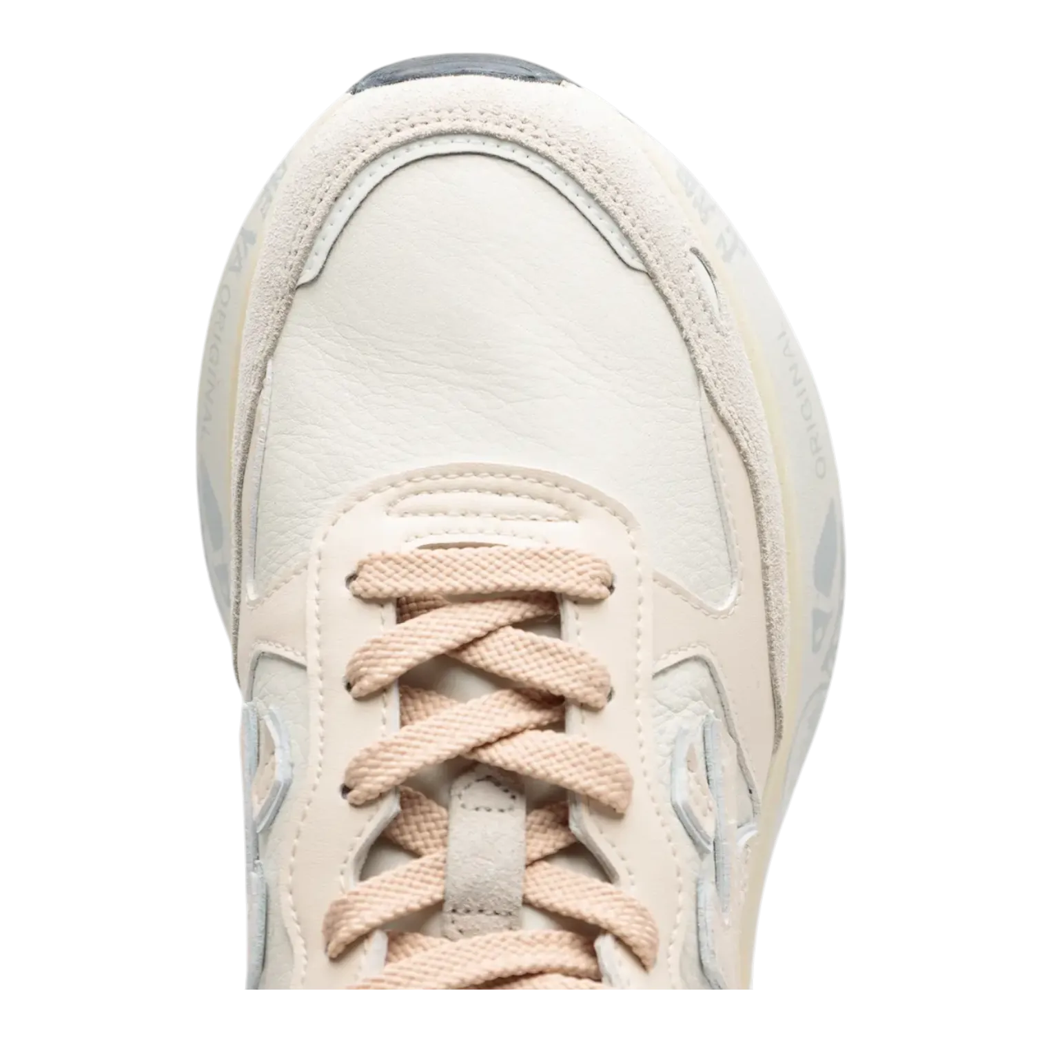 Comfort Walking Sneakers Premiata Women's Italian Luxury Sneakers Beige LAURYN-7788