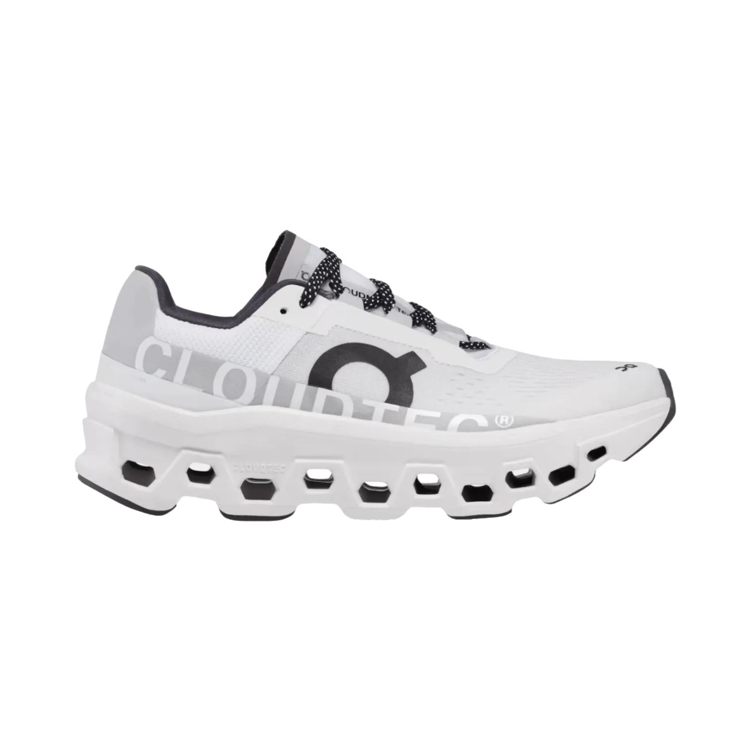 On Cloudmonster All White for Women 61.98433 Running Shoes Gel