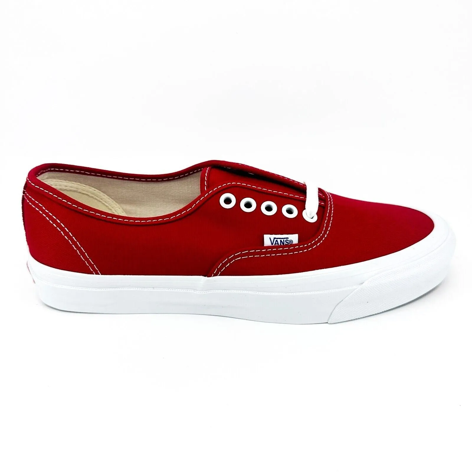 Vans Vault OG Authentic LX (Canvas) Red True White Mens Casual Shoes Casual Shoes Ideas