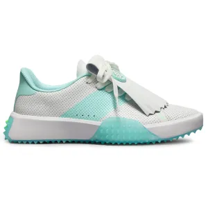 G/Fore Women's G.112 Perforated Leather Kiltie Golf Shoes - Snow/Menthol Travis Mathew Golf