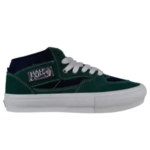 Helix Skate Shoes VN0A2Z34BLG Tartan Blue Green Suede Skate Half Cab Vans Shoes