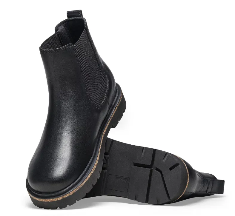 Best Badminton Shoe Brands HIGHWOOD M SLIP ON LEATHER BLACK R