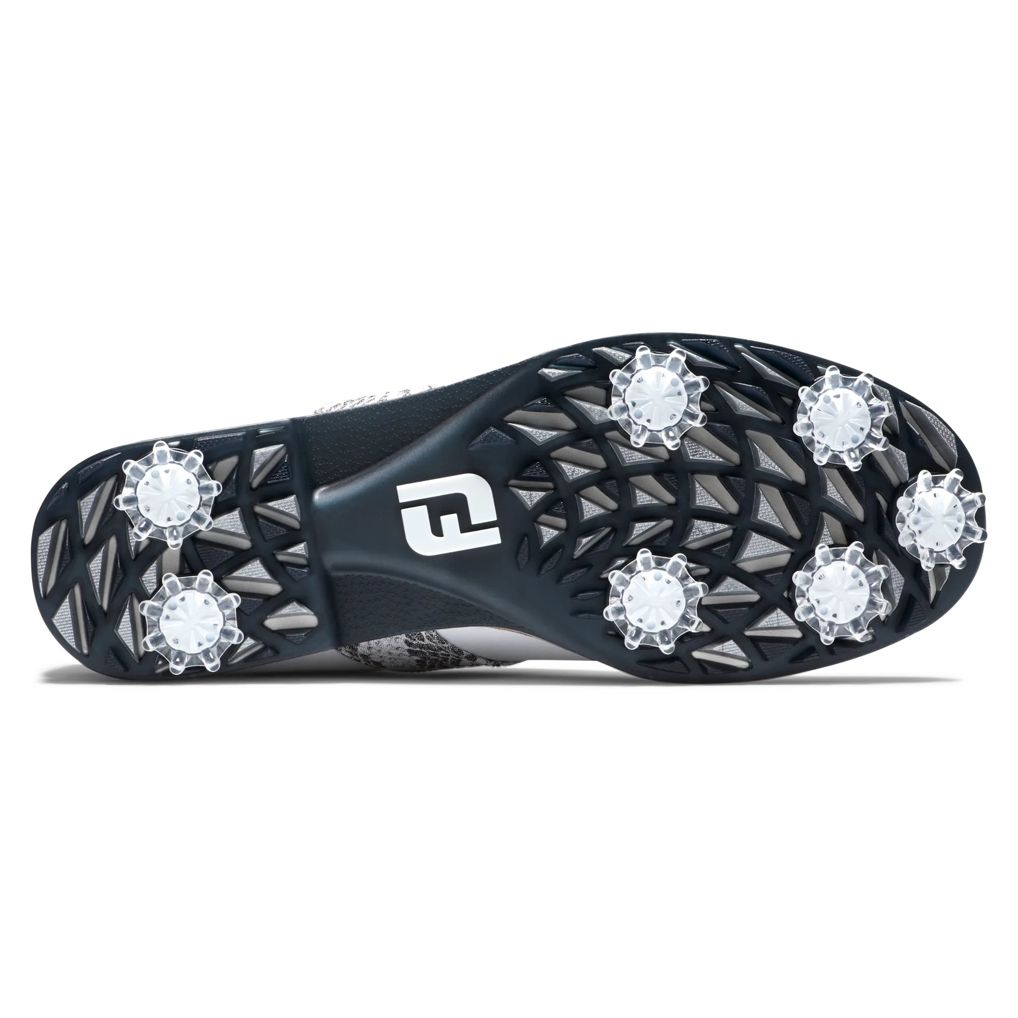 FootJoy Women's Premier Golf Shoes- White/Crock Grey High End Golf Shoes