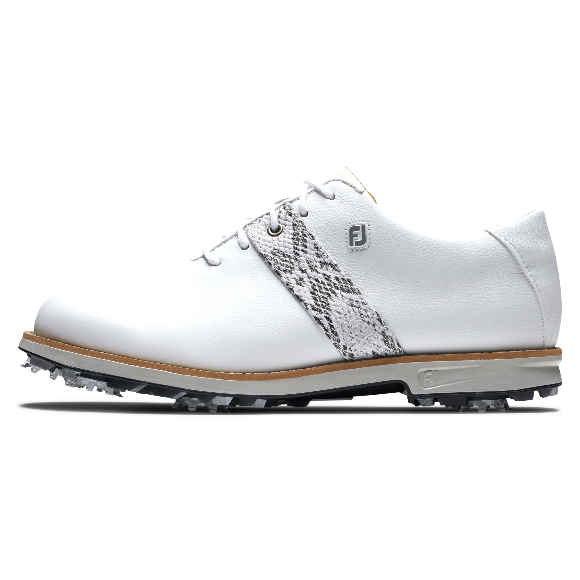 Ratings And Reviews Golf FootJoy Women's Premier Golf Shoes- White/Crock Grey