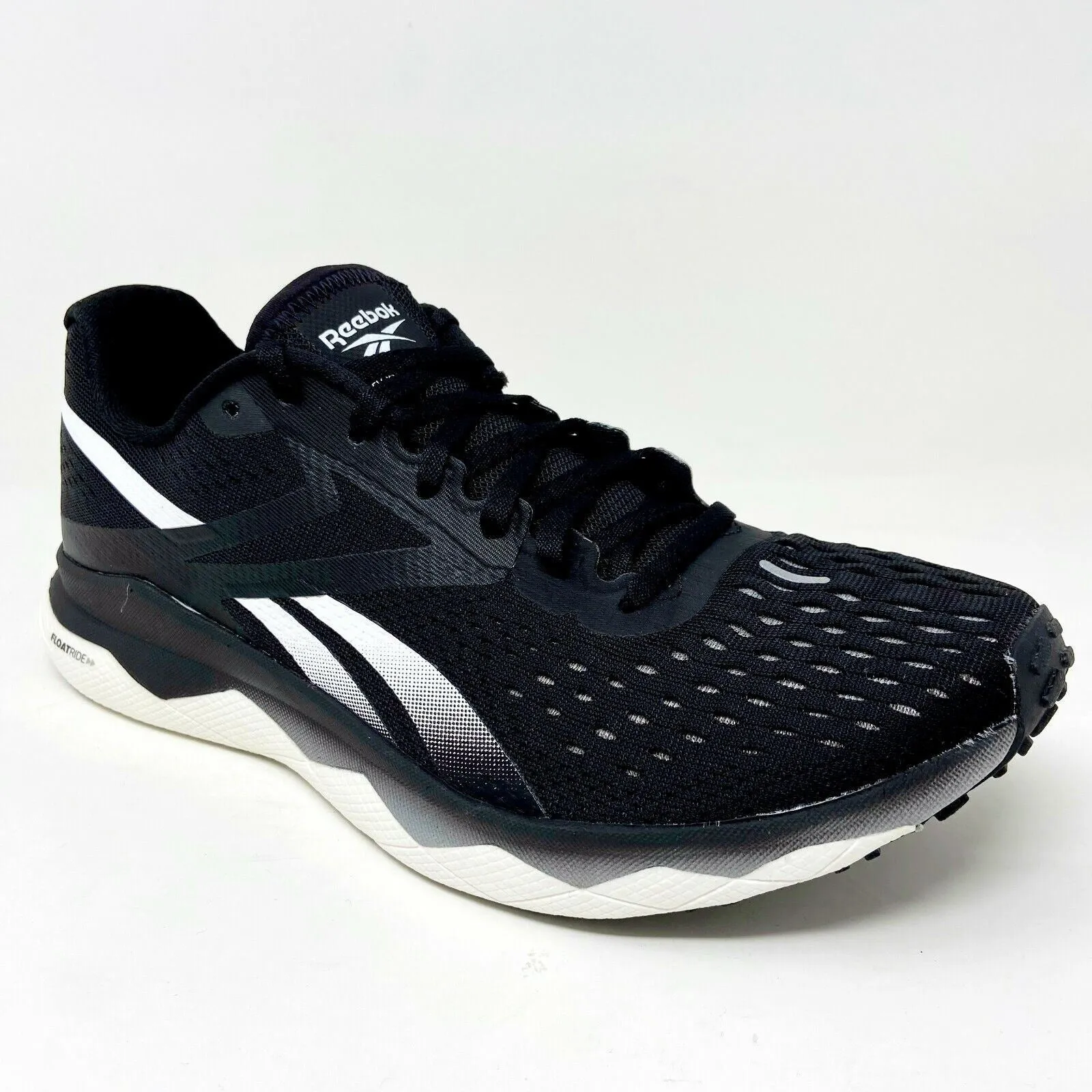 Reebok Floatride Run Fast 2.0 Black White Mens Size 8.5 Running Shoes EG1746 Adrenaline Gts 24 Running Shoes