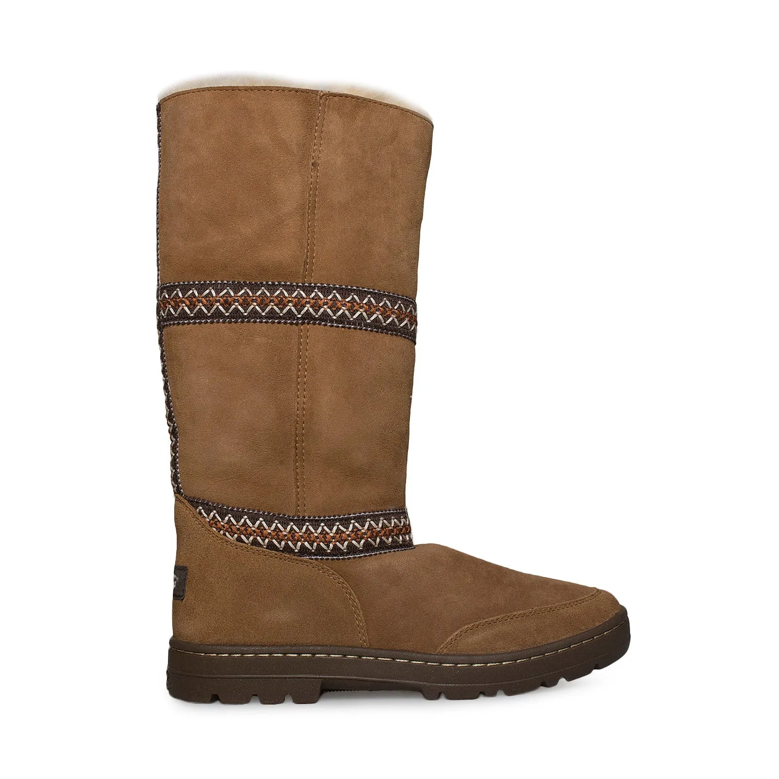 Dark Brown Boots UGG Sundance Revival Chestnut Boots - Women's