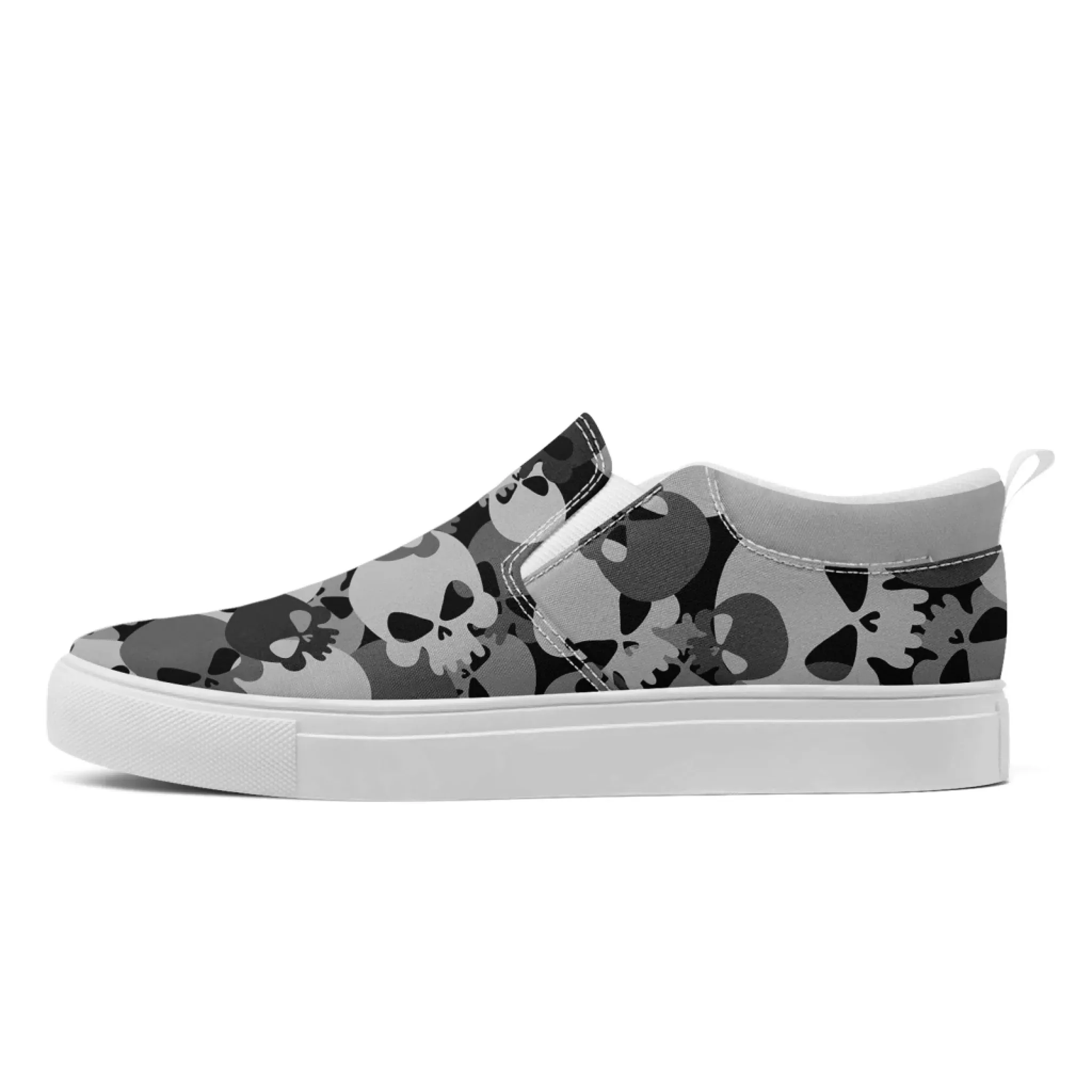 Personalized Military-Inspired Camo Slip-On Sneakers, Custom Stylish and Lightweight Shoes Discount Golf Shoes Near Me