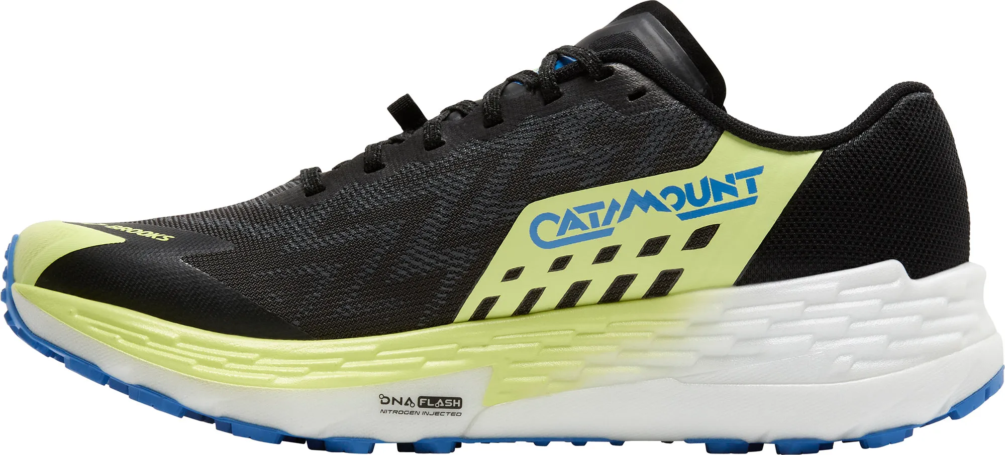 Brooks Catamount 4 Mens Trail Running Shoes - Black Experience Wild Trail Running Shoe