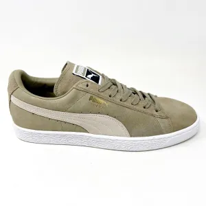 Puma Suede Classic   Chinchilla White Beige Mens Casual Shoes 356568 94 Casual Hand Stitching Arch Support & Non-slip Breathable Shoes