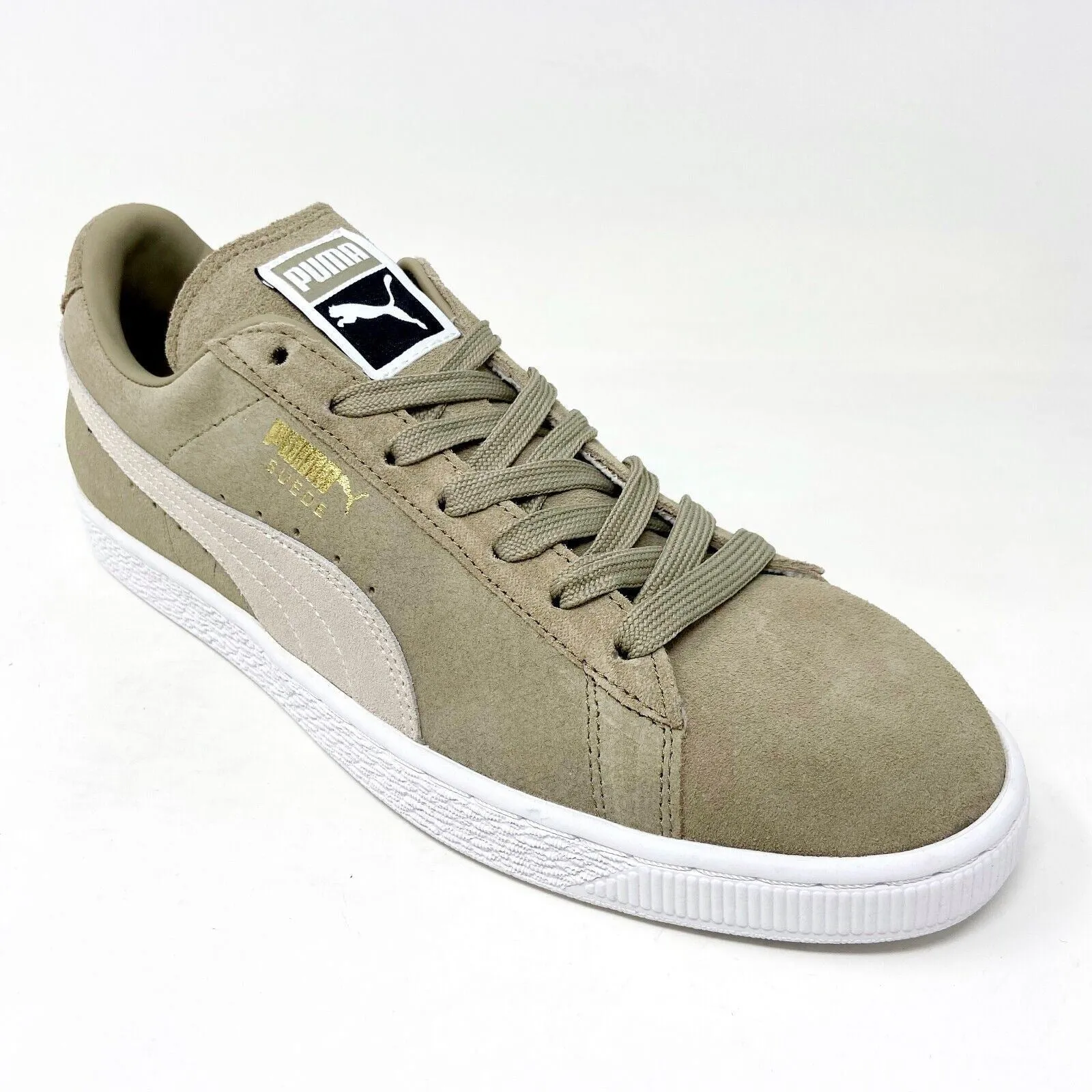 Jordan 11 Cmft Low Casual Shoes Puma Suede Classic   Chinchilla White Beige Mens Casual Shoes 356568 94