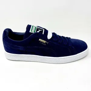 Good Casual Shoes Puma Suede Classic   Peacoat White Navy Mens Casual Shoes 356568 52