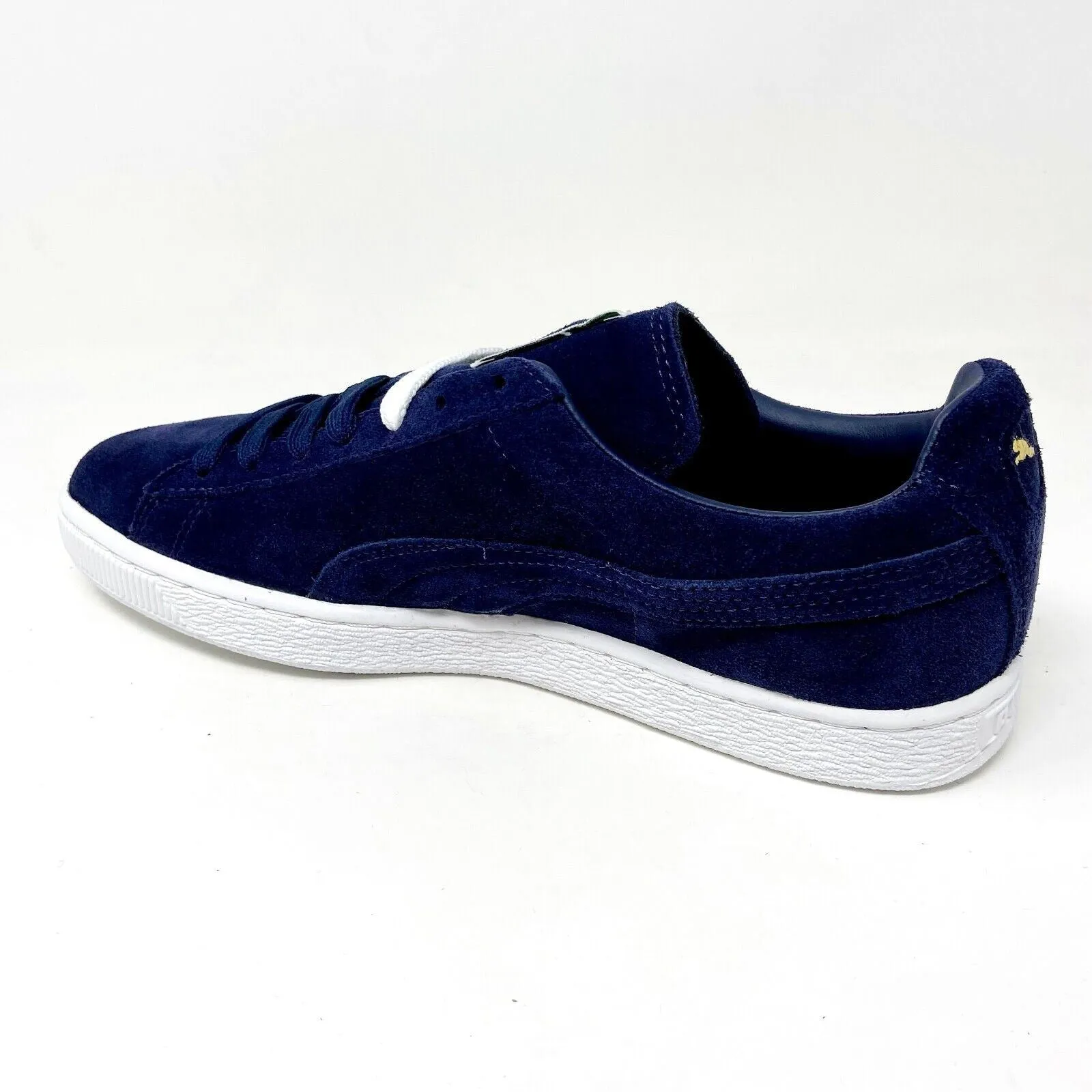 Best Casual Office Shoes Puma Suede Classic   Peacoat White Navy Mens Casual Shoes 356568 52