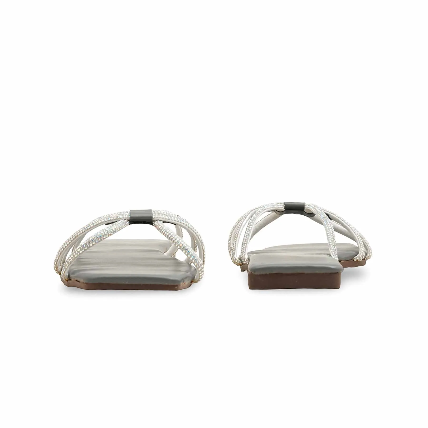 Grey Casual Women Slipper CL1980 Tempurpedic Slippers