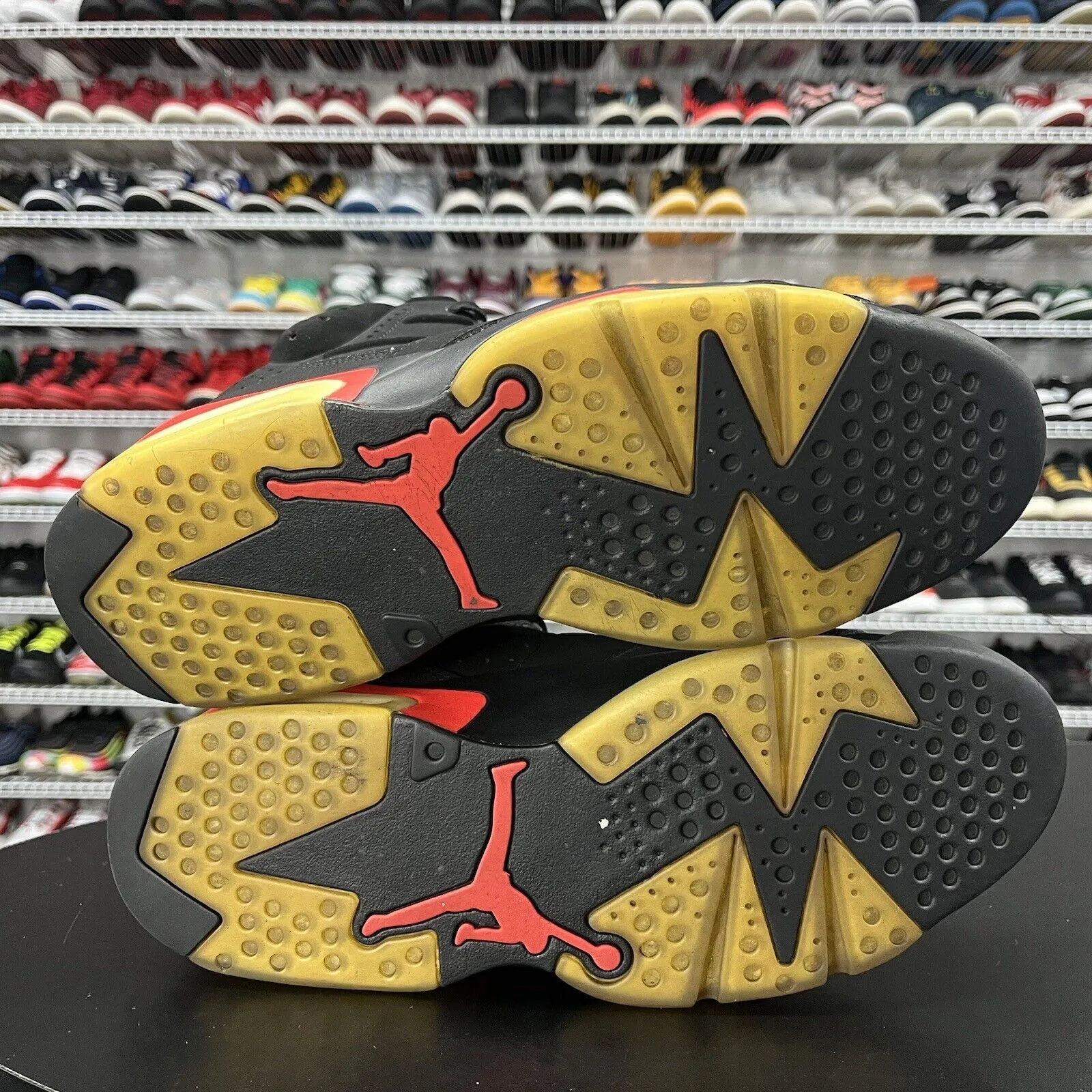 Nike Air Jordan 6 Retro Black Infrared 384664-060 Men's Size 11.5 Sneakers 574