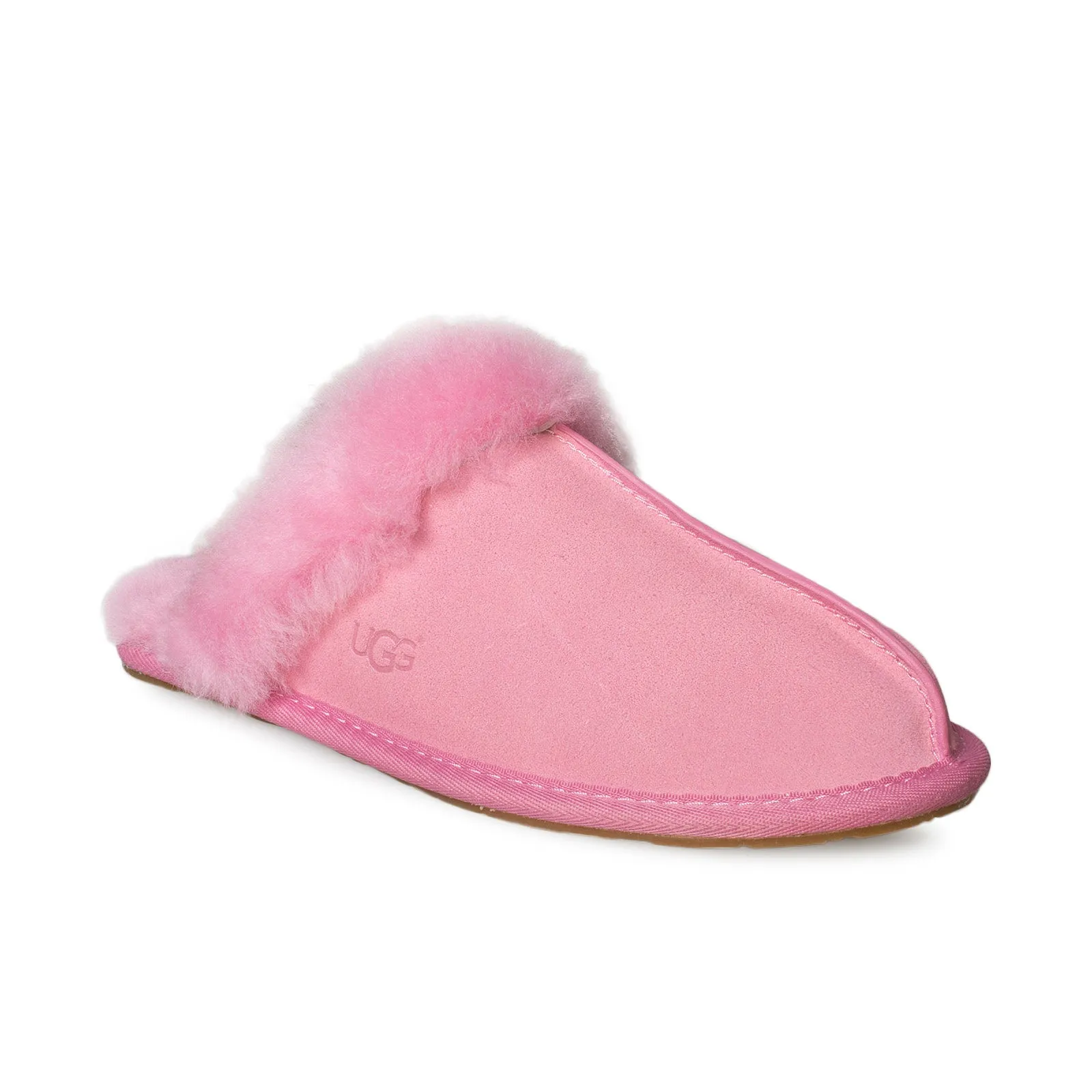 UGG Scuffette II Wild Berry Slippers - Women's Hello Fur Slippers