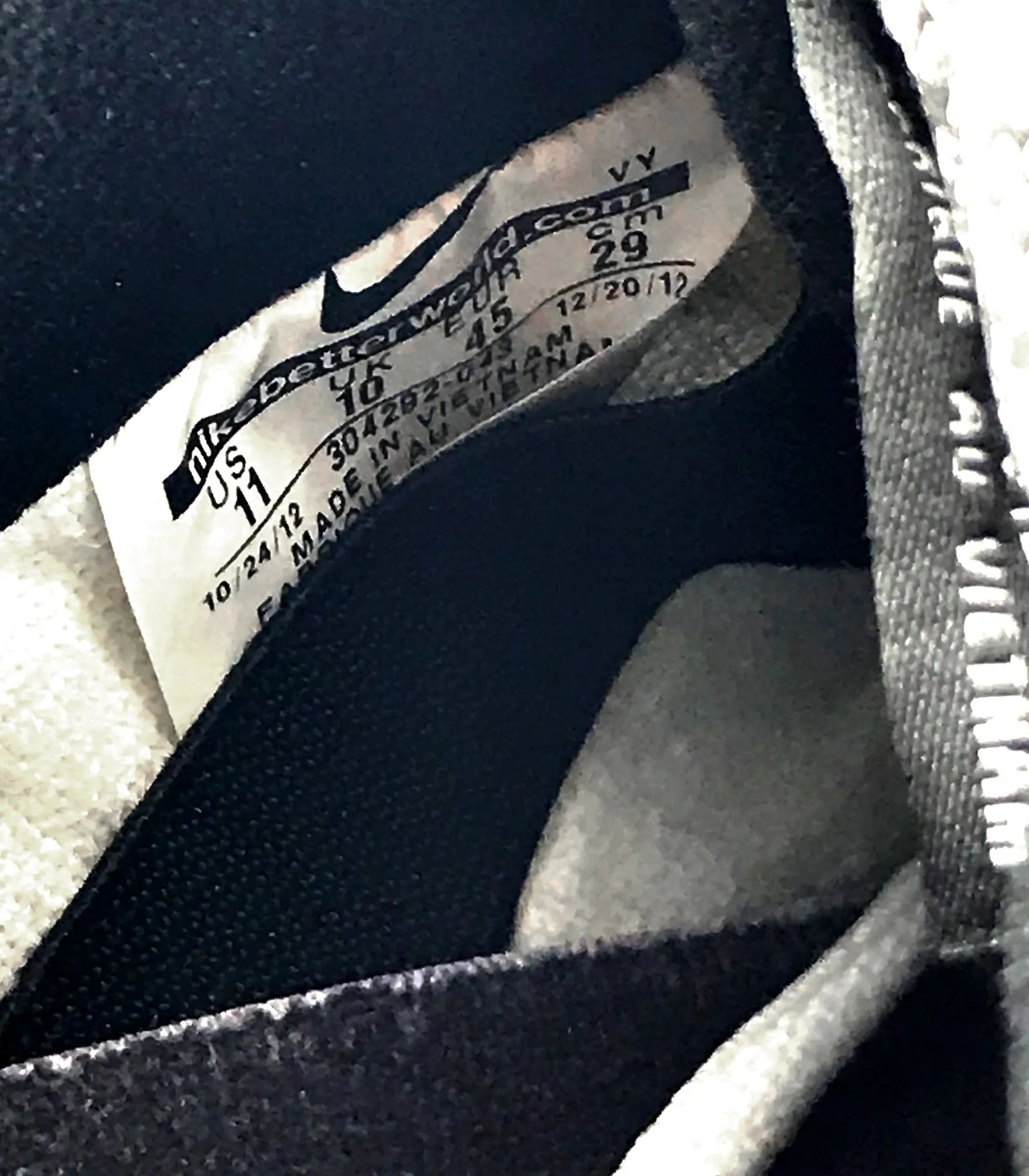 Volatile Platform Sneakers Nike Dunk Low SB 2012 Concord Jordunk Size 11