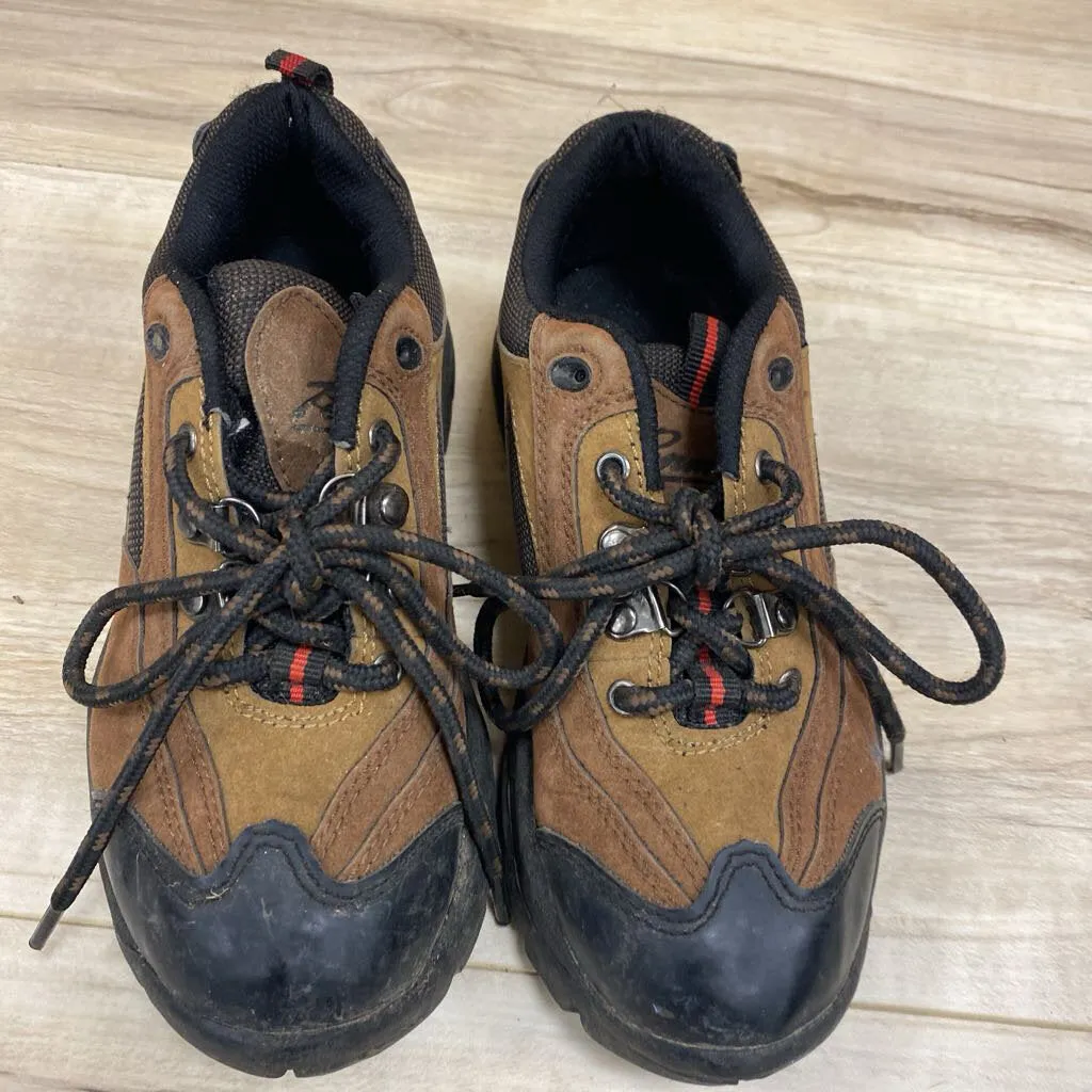 Salomon Ortholite Hiking Shoes Pennman's - Kids Whistler Hiking Shoes- MSRP $80: brown-unisex-3