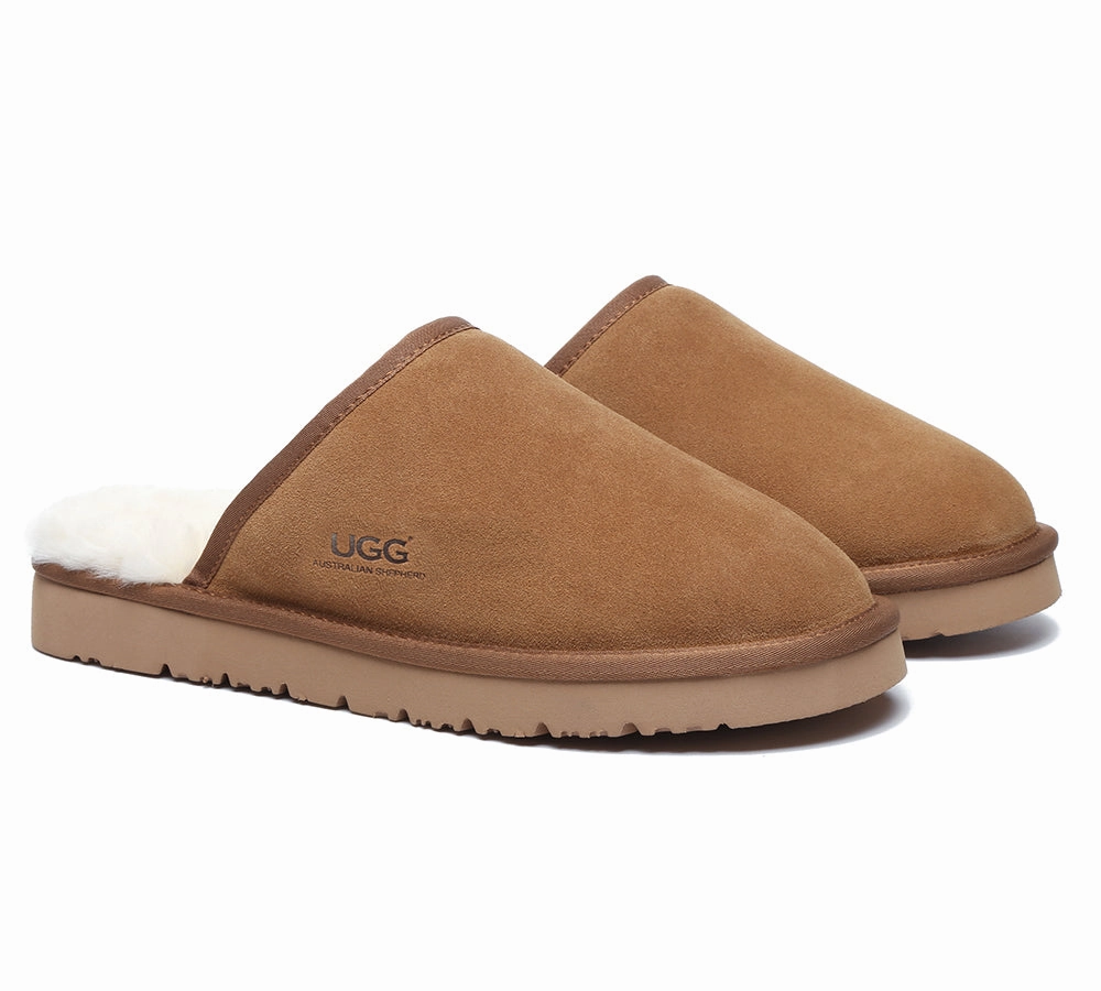 Blaze 3 Badminton Shoes Review AUSTRALIAN SHEPHERD UGG Men Sheepskin Wool Slippers Cruz