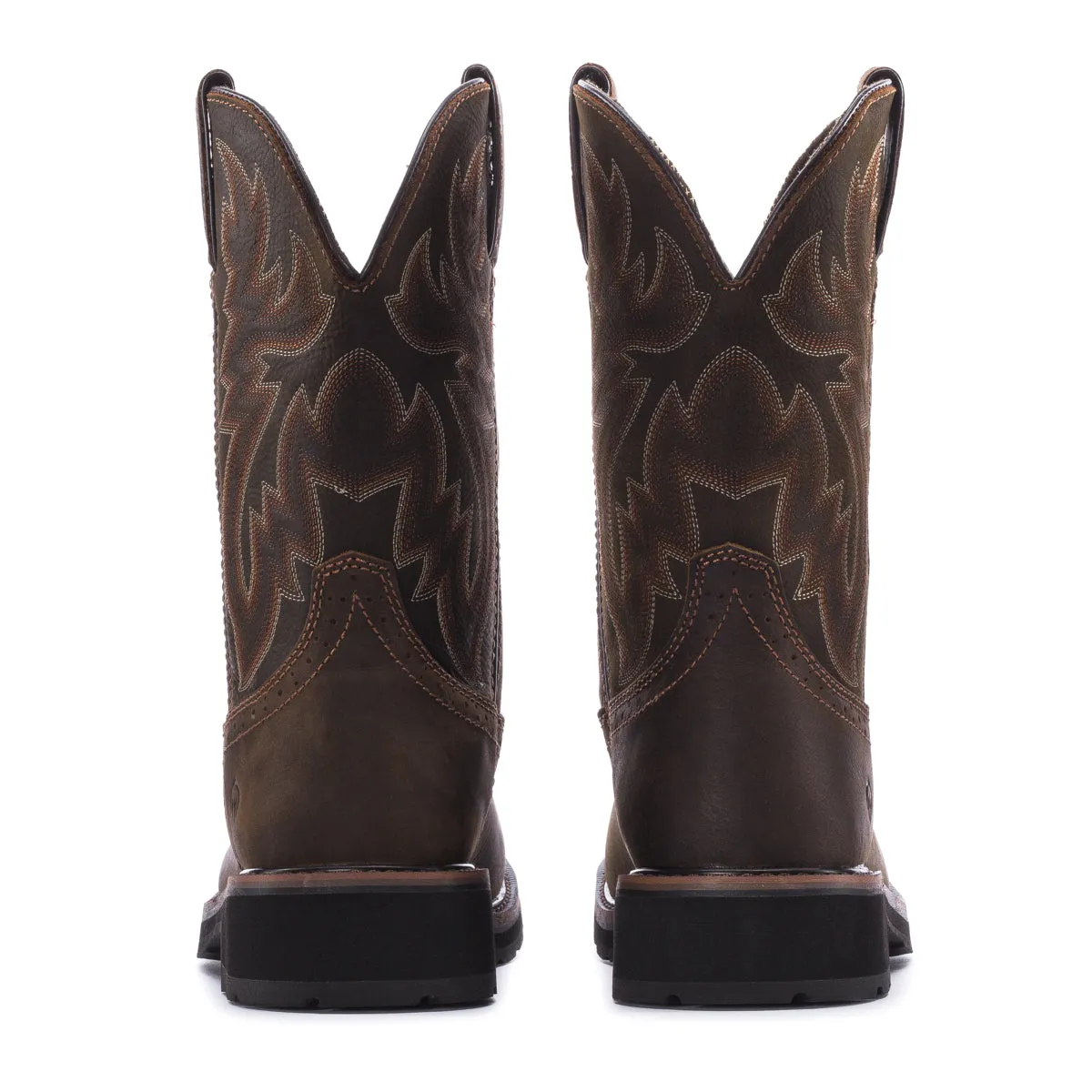 Leather Platform Boots Rancher Soft Toe WP - Mens