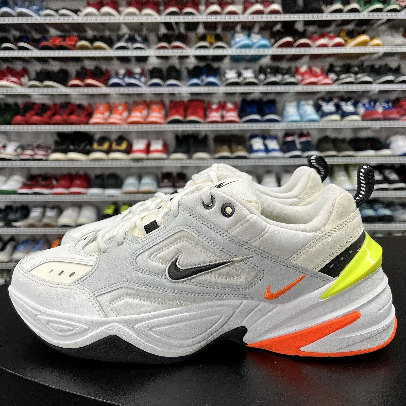 Rare Nike M2K Tekno Pure Platinum Lifestyle Shoes White AV4789-004 Men's 9.5 Blazer Mid 77 Se Casual Shoes