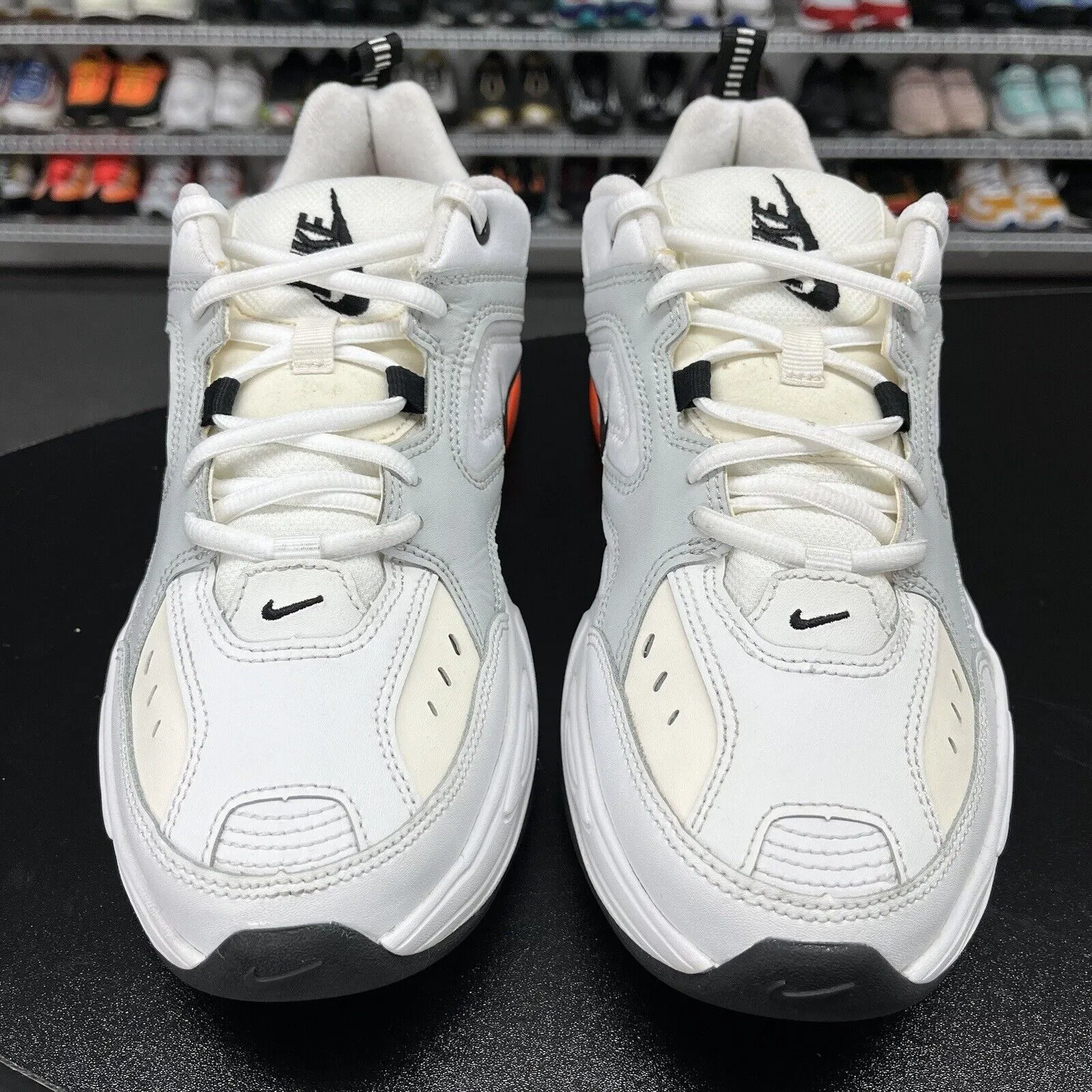 Rare Nike M2K Tekno Pure Platinum Lifestyle Shoes White AV4789-004 Men's 9.5 Uspa Casual Shoes