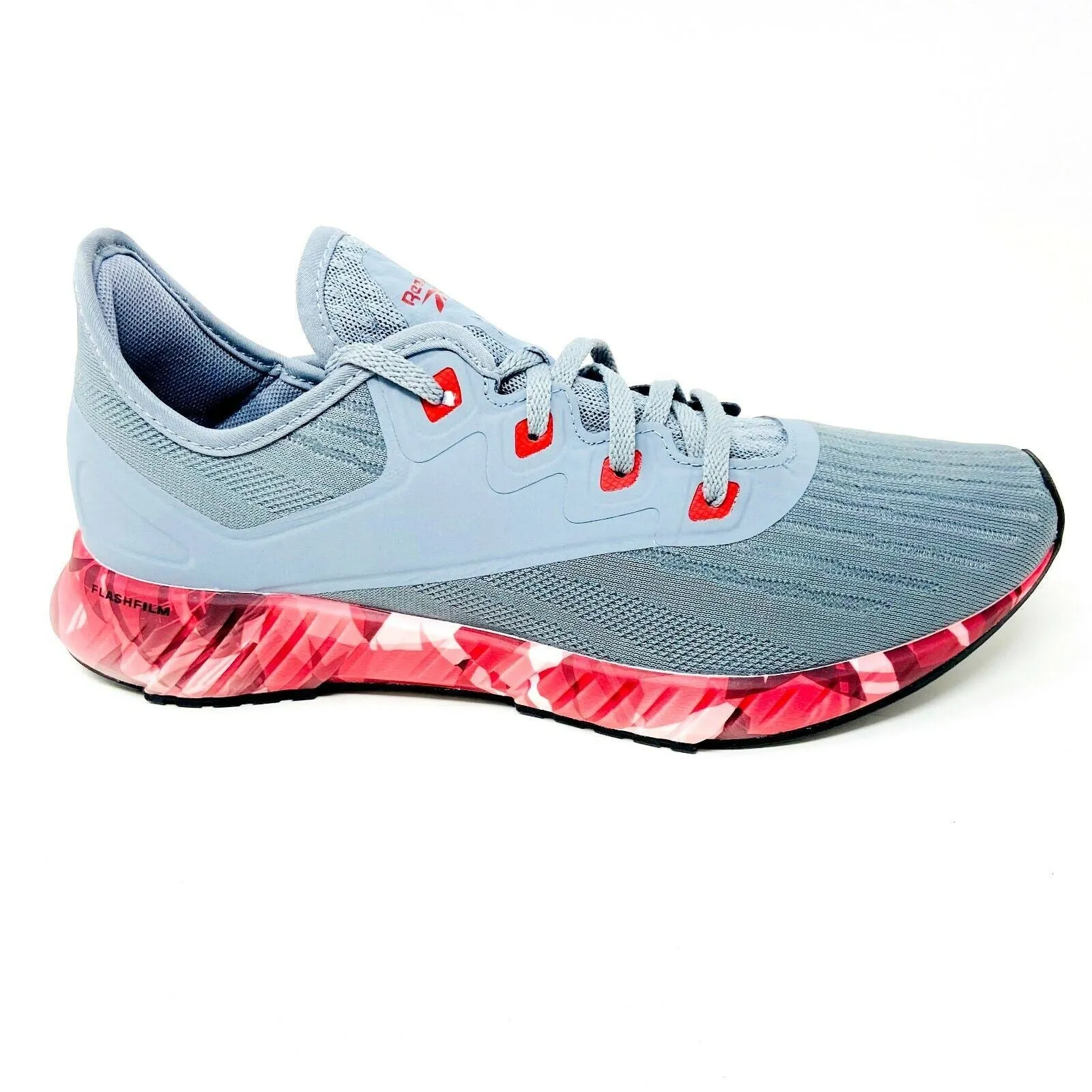 Compare Running Shoe Sizes Between Reebok Flashfilm 2.0 GR Cold Grey Red Mens Size 8.5 Running Shoes EH2671