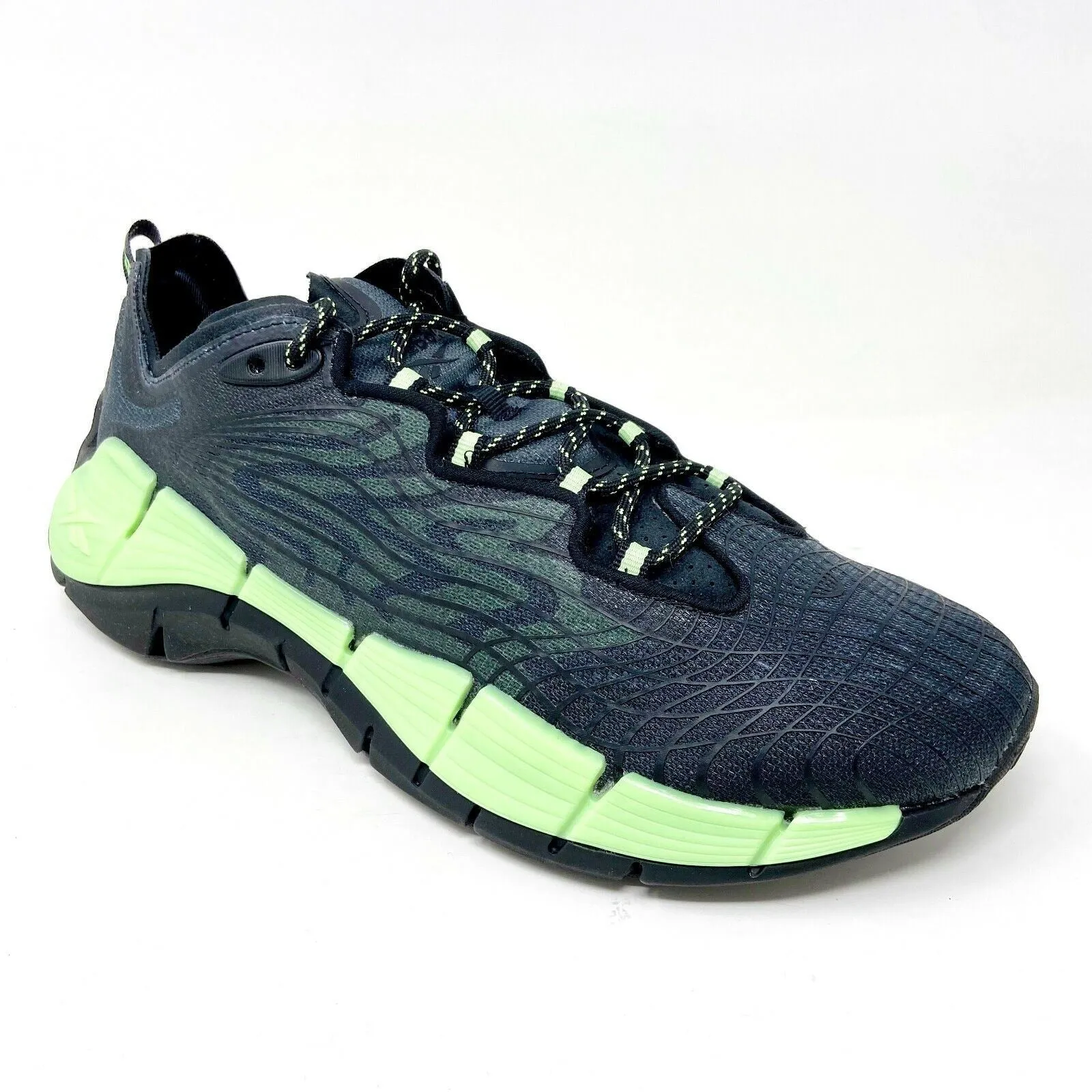 Reebok Zig Kinetica II Black Neon Mint Green Mens Running Shoes G58281 Running Shoes Price In Bangladesh