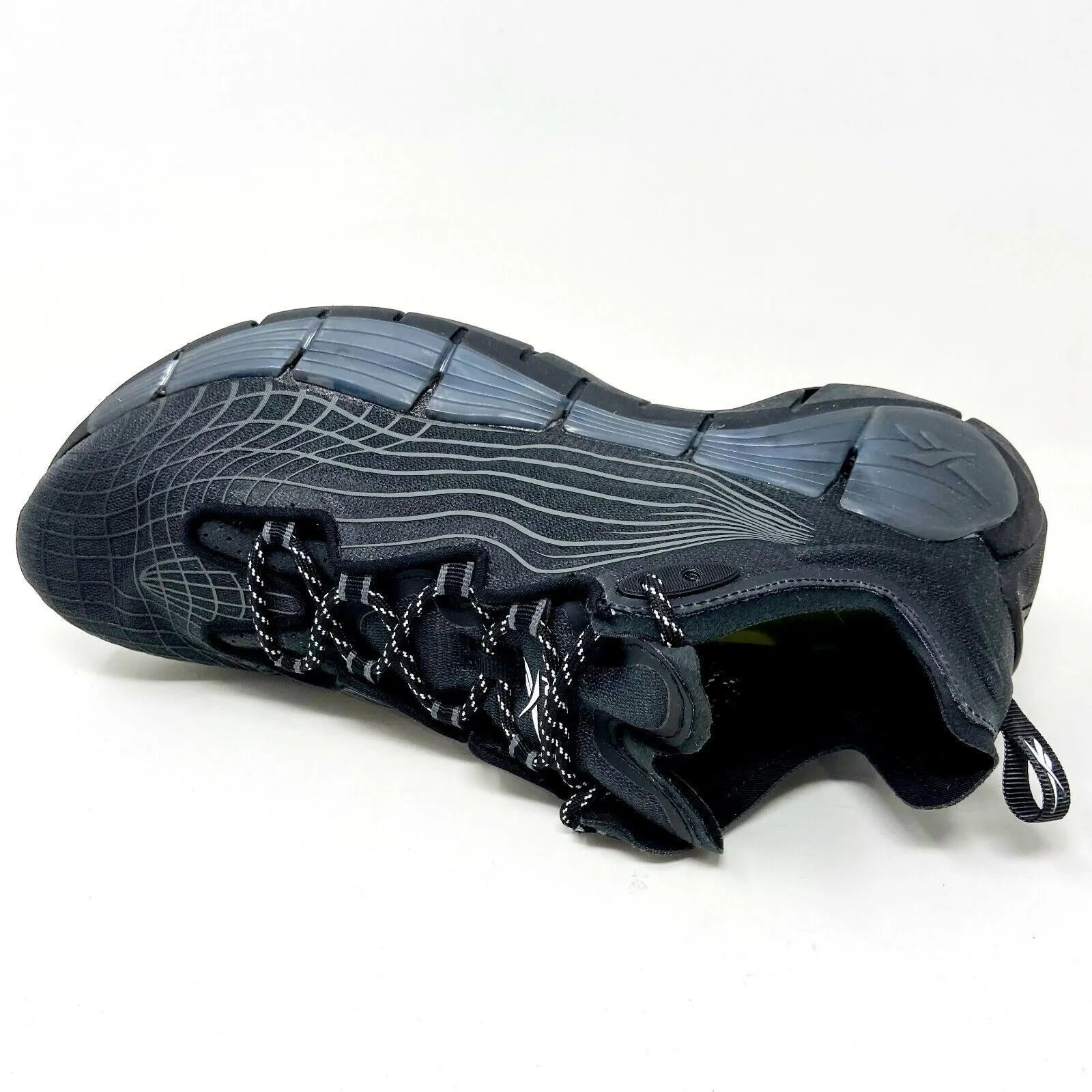 Running Shoes Rundisney Reebok Zig Kinetica II Core Black Grey Energy Glow Mens Running Shoes FX9340