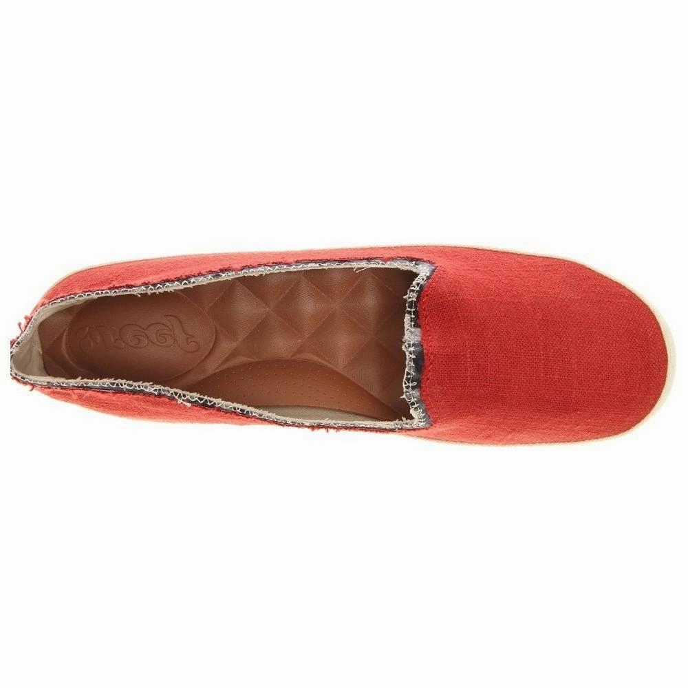 Long Sleeve Oxford Shirts Reef Harbor Women's Size Red/White/Black Flats 8153RHB