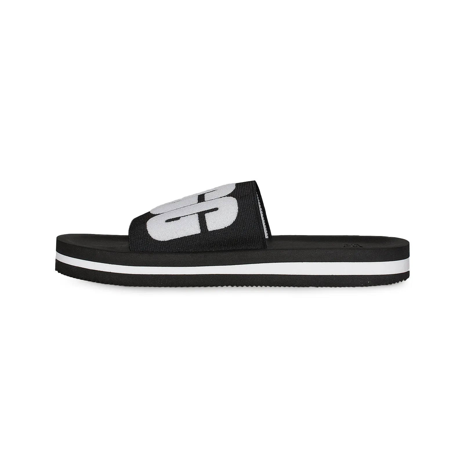 Foam Sandals UGG Zuma Graphic Black Sandals - Women's
