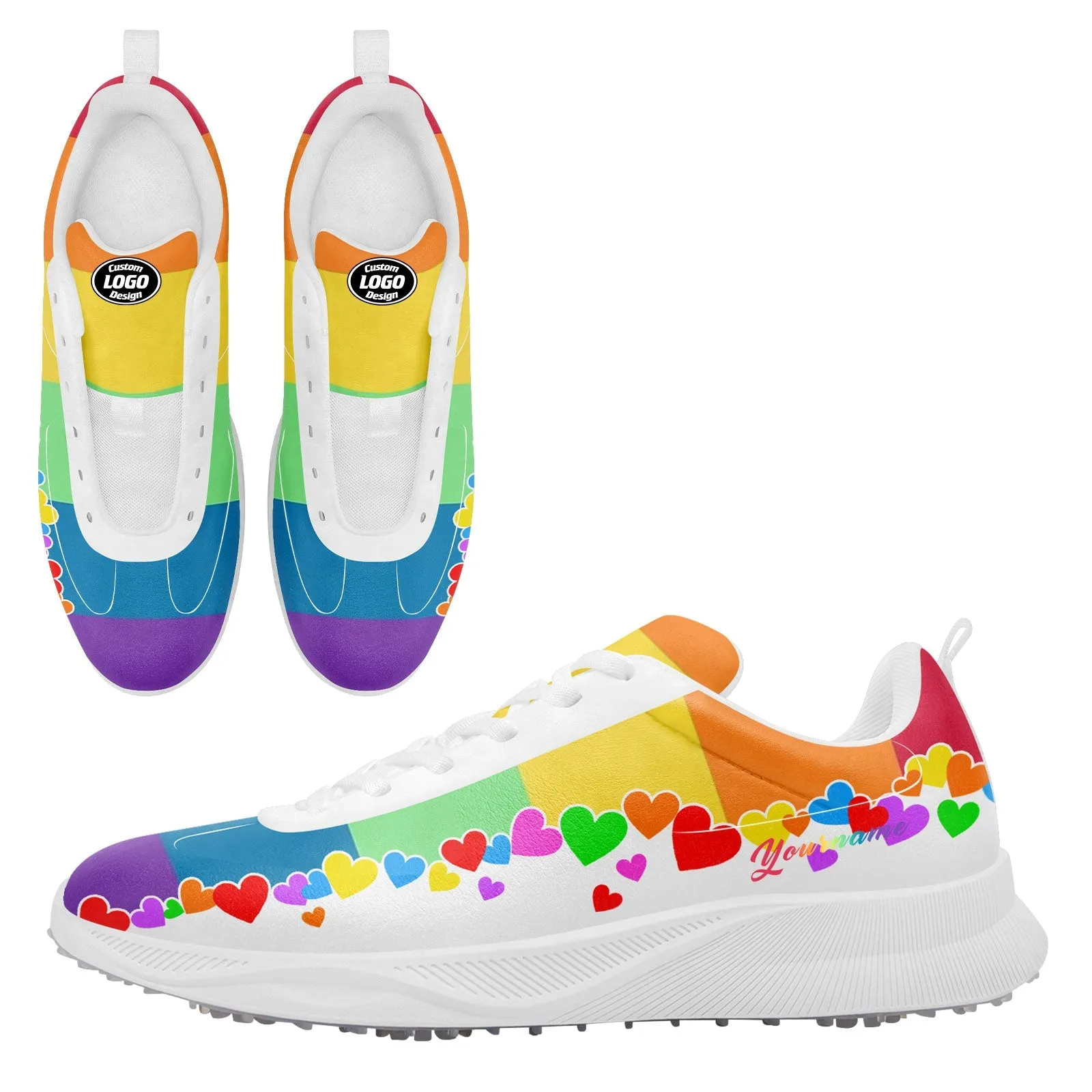 Custom Premium Golf Performance Shoes Personalized Sneaker FN070-E020003-4 Golf Shoe Spikes Minimalist Golf